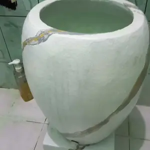 ONGKIR SESUAI APLIKASI tinggal cekout Bak mandi model guci mini finishing coating glossy. Aneka warna