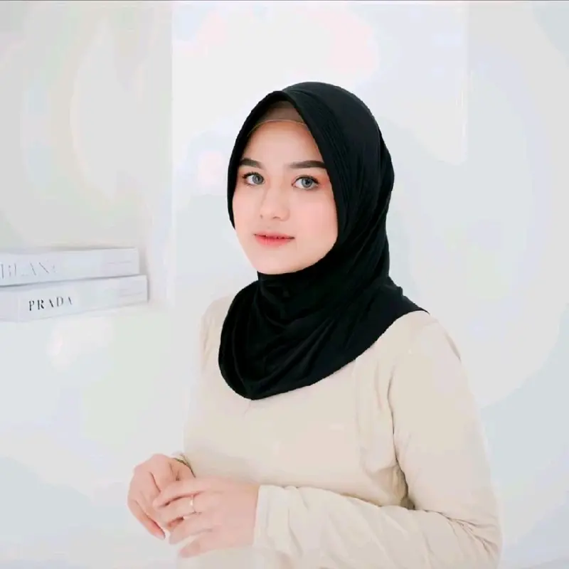 jilbab sport size s berkualitas || hijab sport sedada spandek jersey kerudung instan 1