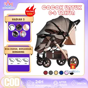 [COD] Kereta Dorong Bayi Stroller Lipat Magic Stroller Baby 2 Way Travel dengan Roda 4 Mudah Gerak