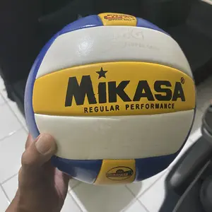 Bola Voli Volley Mikasa supergold jahit mesin Berkualitas Gratis Pompa+pentil dan jaring