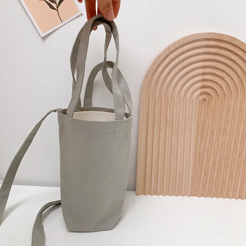 Tumbler Bag Cup Holder Bag Mug Holder Drink Carrier Bag Beverage Bag Water Bottle Bag Sport Water Bottle Cover Canvas Cup Pouch