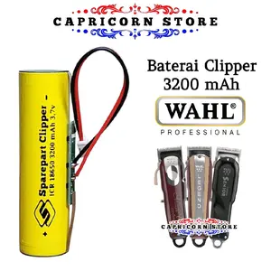 Baterai Wahl Clipper Cordless Baterai Mesin Cukur Wahl Supertaper Magicclip