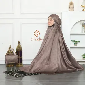 Mukena Dewasa Atasan Bawahan Muslim 2in1 Moroccan Pattern Silk Premium dengan Lasercut Hagia Series