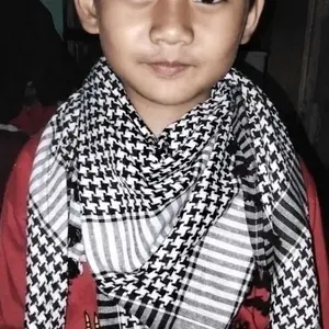 SORBAN ANAK BENTUK SEGITIGA UNTUK TK/SD Tenun wali arab arabic Segi khusus Palestina Sorban Polos sorban putih