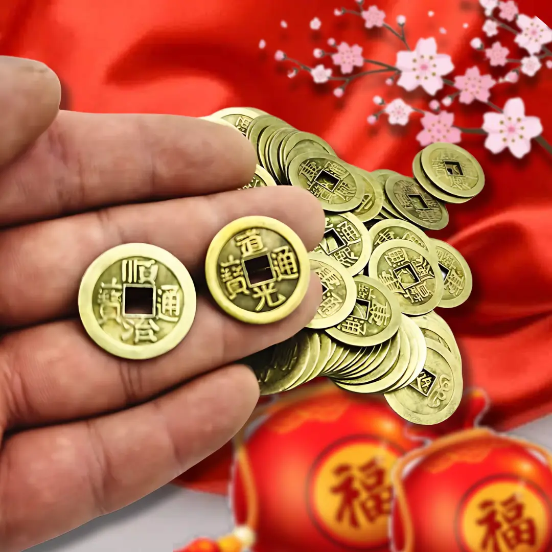 Koin Yen DAKENA Kuningan Fengshui Dynasty China