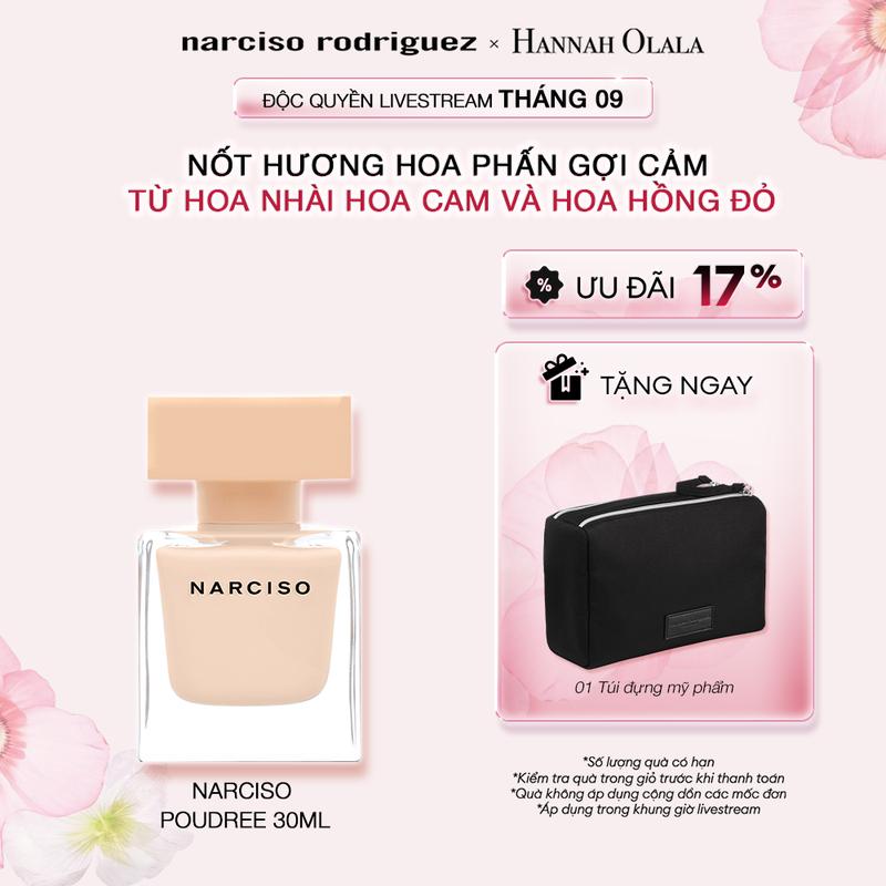NARCISO x HANNAH - Nước hoa Narciso Rodriguez Narciso Eau De Parfum Poudree 30ml