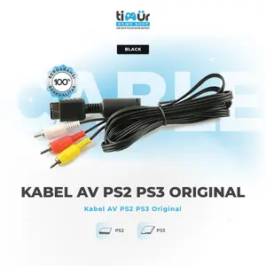Kabel Cable AV Playstation PS2 PS3 Original Game Accessories