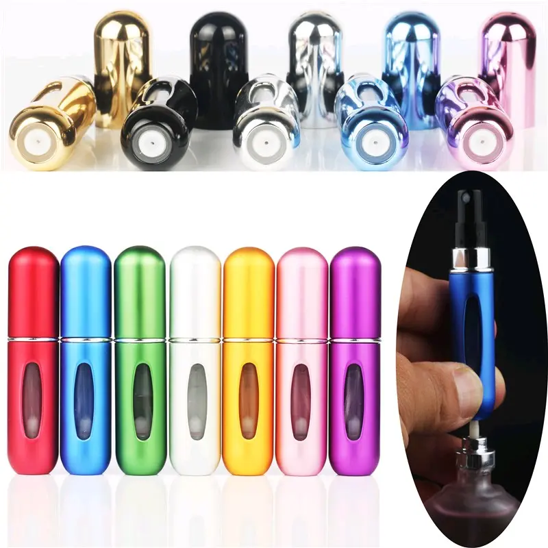 Biutte.co Botol Parfum Travel Refillable Atomizer Spray 5 ml - AB-05 - Black 4