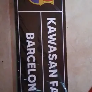 Hiasan Dinding Pintu Kamar Kawasan Fans Bola Ukuran 10x30cm Free Double Tape [HW] - Decorin