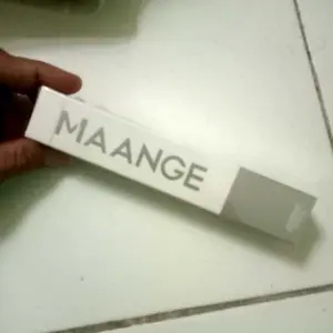 MAANGE All Day Lock 2-in-1 Brush Mascara Water proof Tahan Lama No Smudge Profesional Panjang & Volume Maskara Liquid Eyelash Hitam Sikat Ganda