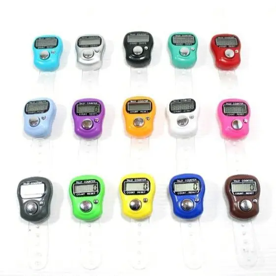 Tasbih Digital Alat Hitung Digital Led Tasbih Jari Counter Tally Tasbe 7