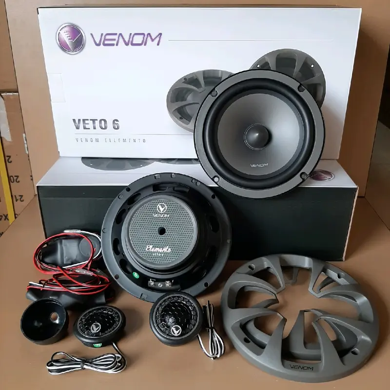 SPLIT VENOM VETO 6 INCH VENOM ELLEMENTO VETO 6 ORIGINAL VENOM SPEAKER AUDIO MOBIL VENOM 4