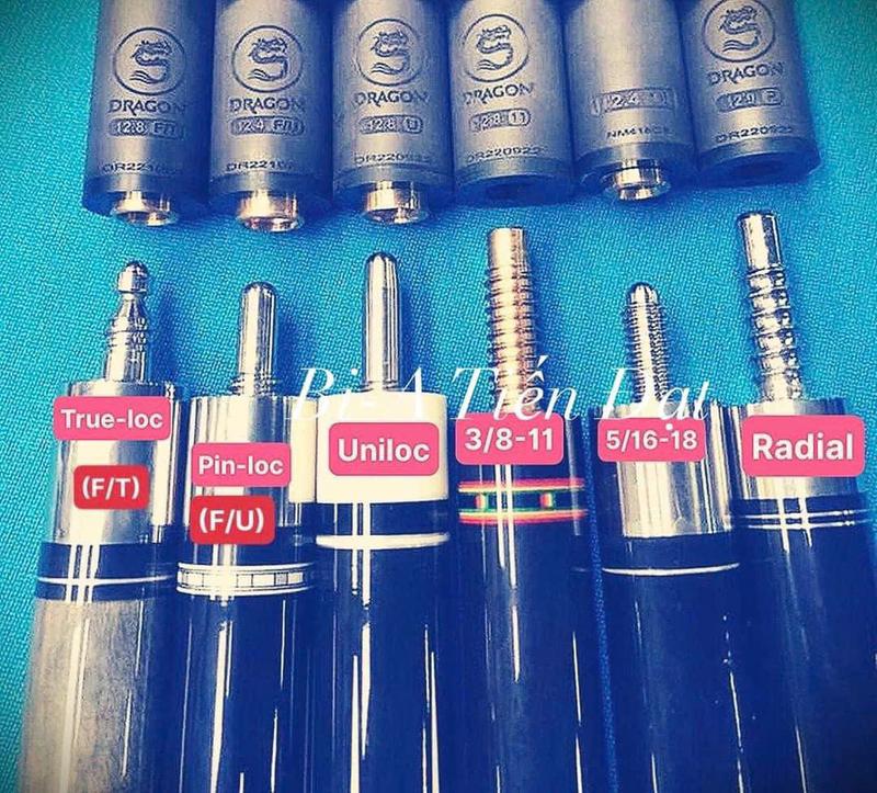  Lẻ Ngọn Cơ Bida Ren 5 16 18 Ren Uniloc Ren Radial Lẻ Ngọn Cơ Bida Carbon Kích Thước 13mm Chất Liệu Gỗ Bền Bỉ Sport 