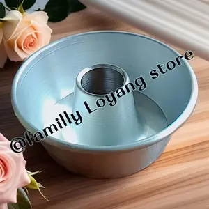 Loyang Tulban Press Tanpa Sambungan Ukuran 16-24cm untuk Bolu dengan Ketebalan 0.8mm Alumunium
