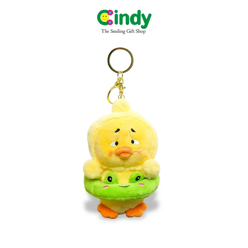Cindy Gantungan Kunci Upset Duck - Sad Duck Key Chain - Bagcharm Viral Mulut Bahan - CBG0985 0