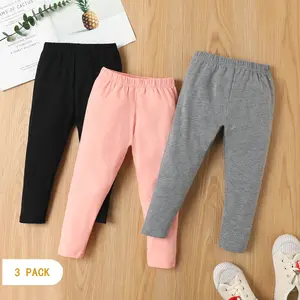 Paket Hemat Isi 3 Legging Anak Kaos Rayon Soft Usia 3 s/d 16 Tahun Lembut Halus Celana Fashion
