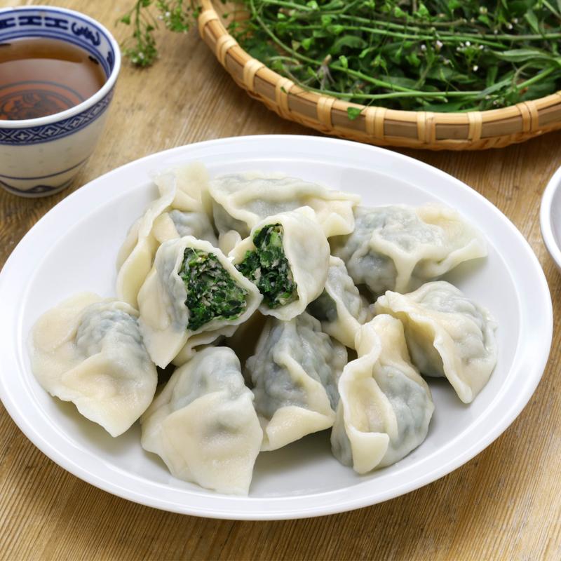 [Bundle of 2] Tian Tian Chives/Cabbage & Pork Dumpling 1kg 4