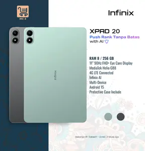 Infinix XPAD 20 RAM 8GB Internal 256GB, Flip Case Gratis, Layar IPS LCD 11.0 Inchi 90Hz, Tablet Android 15, Baterai 7000mAh, Garansi Resmi Infinix Indonesia 12 Bulan, BNIB