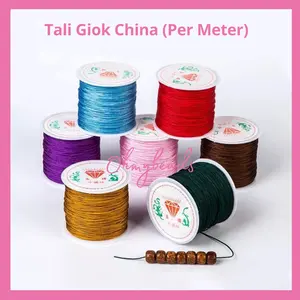 Tali Giok per meter / Tali gelang kalung / Tali benang shambala / Tali Strap Phone