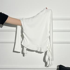 Women's Long Sleeve T-Shirt, Casual Loose-Fitting Design, Comfortable Daily Wear Top, Perfect for Layering & Stylish 3676 Womenswear Basic Minimalist Short