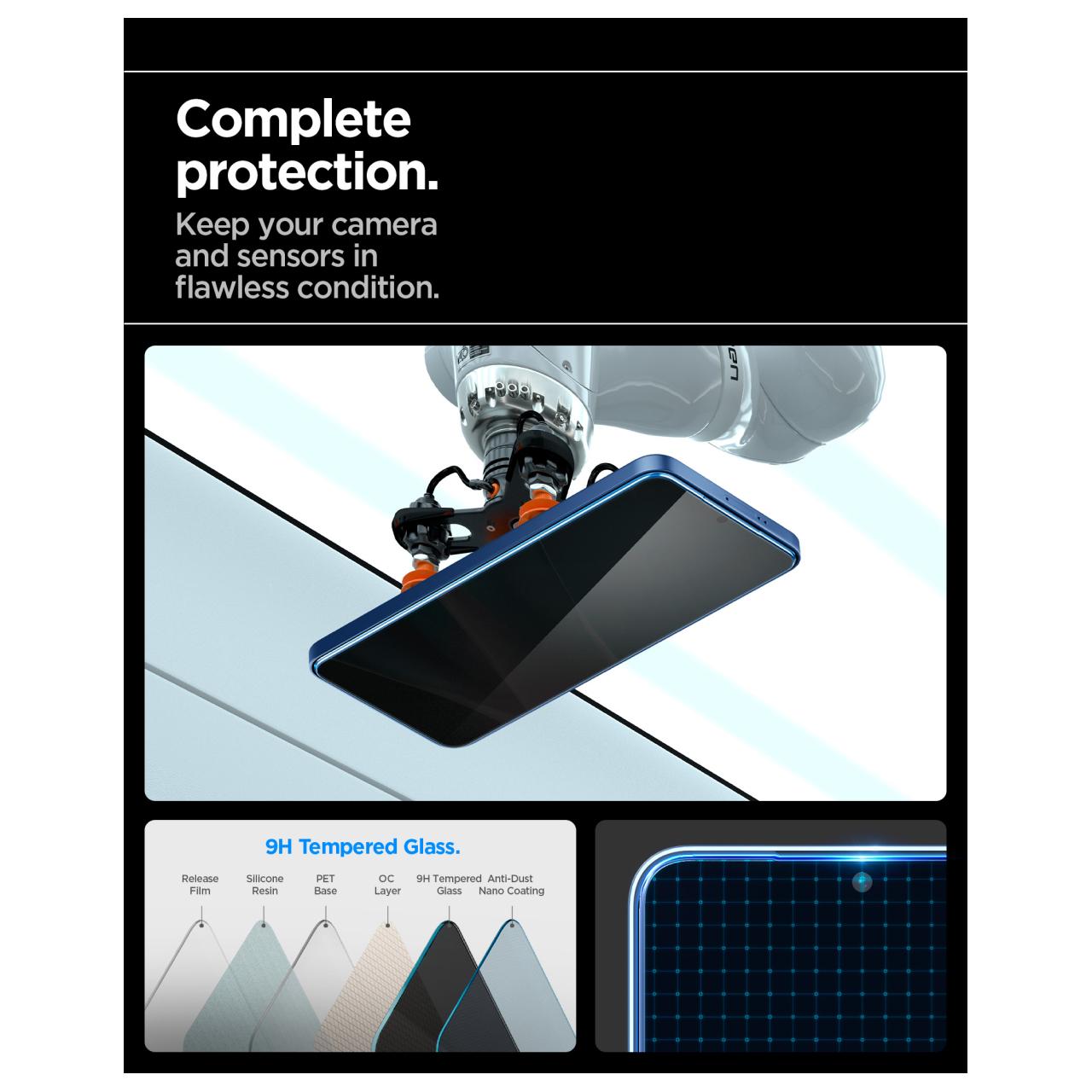 Tempered Glass For Samsung Galaxy S25 Ultra Plus Spigen Glas tR EZ Fit Clear HD Anti Gores Protector