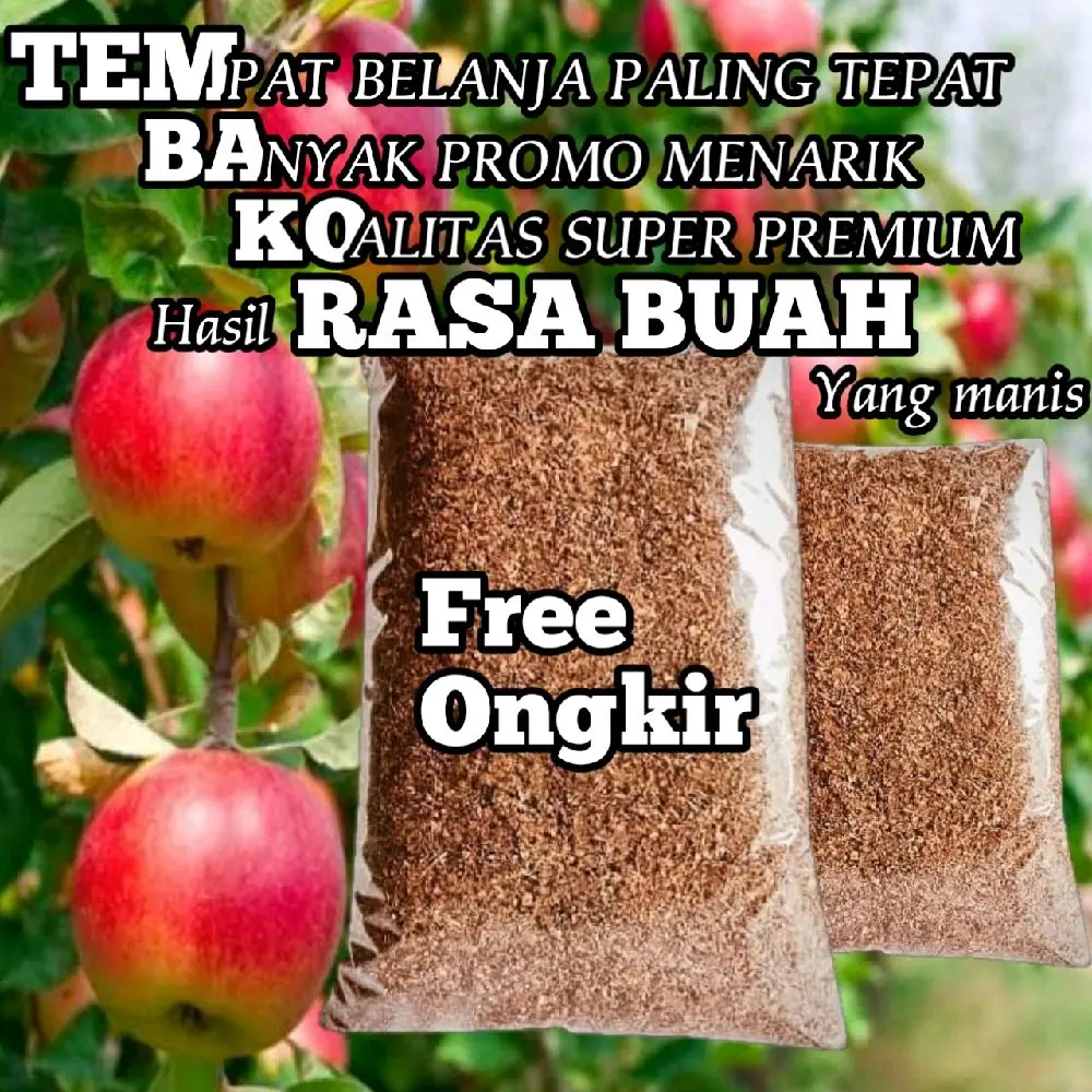 Pupuk Kompos Aroma Buah-buahan Segar Super Premium 500g untuk Tanaman Sehat dan Berkualitas - Tanah
