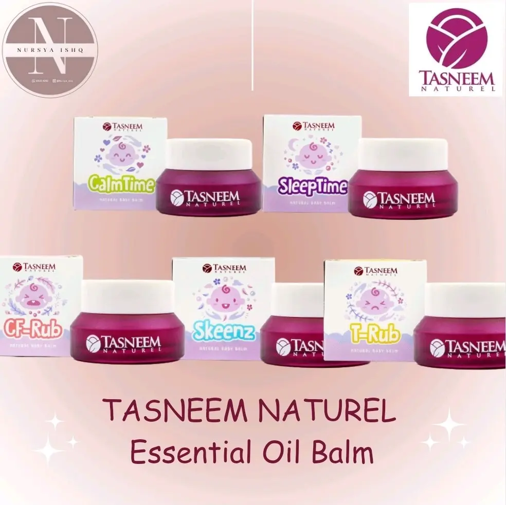 Tasneem Naturel Essential Oil Balms