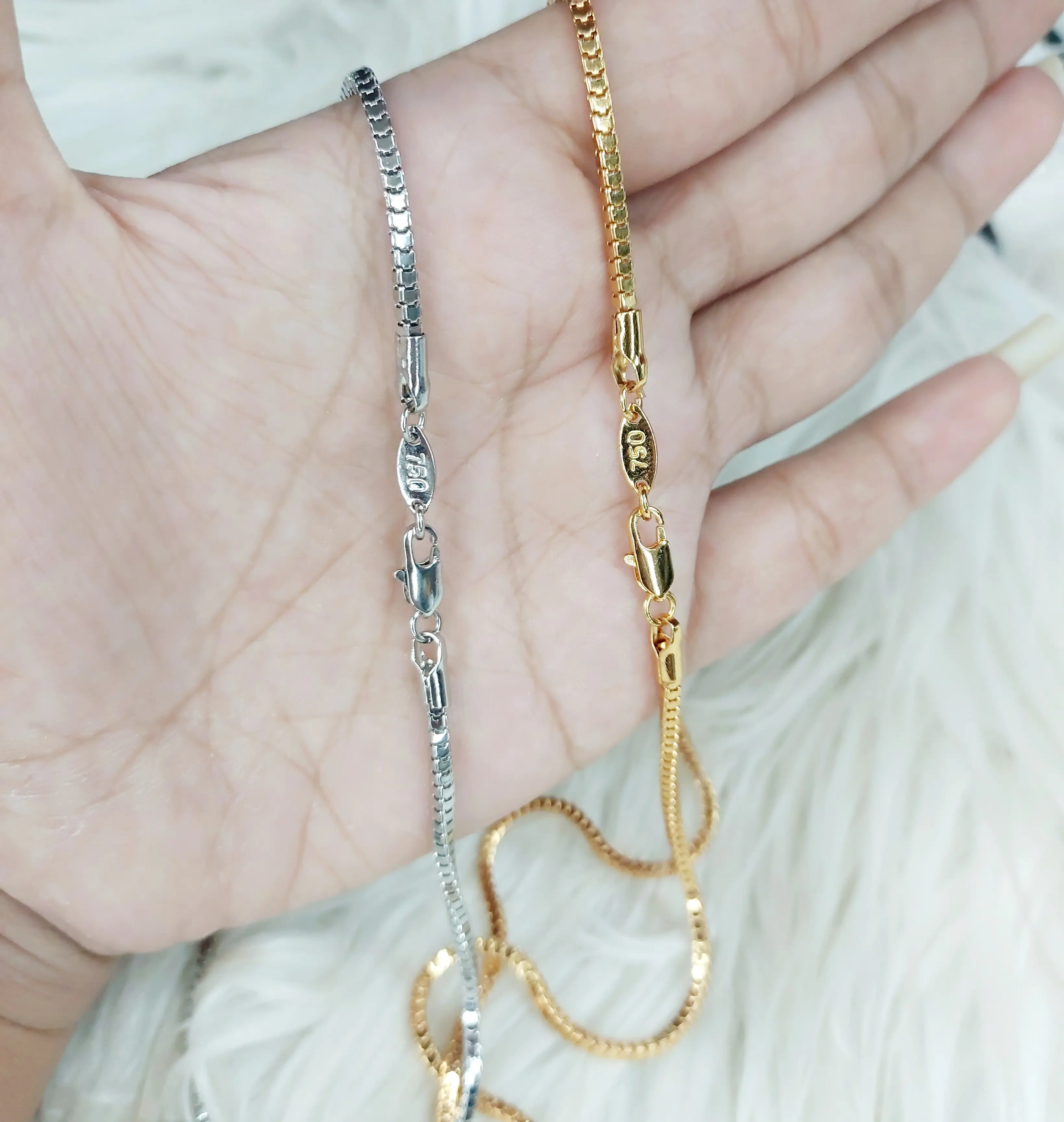 kalung WANITA/PEREMPUAN dewasa milano kaca 45cm KLGSD002 model simple asesoris fashion harga murah kalung  flat