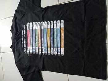 Product Review of Kaos Liga Korupsi Baju Liga Korupsi Baju Liga Koruptor Kaos Sindirian Liga Korupsi Indonesia - Bahan Tebal Combed 30s Distro Baju Katun from R**R 0