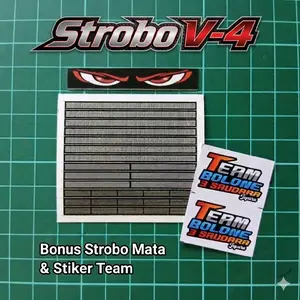 STROBO V1 - V2 - V3 - V4 Miniatur Bus RKC_Stiker Cutting
