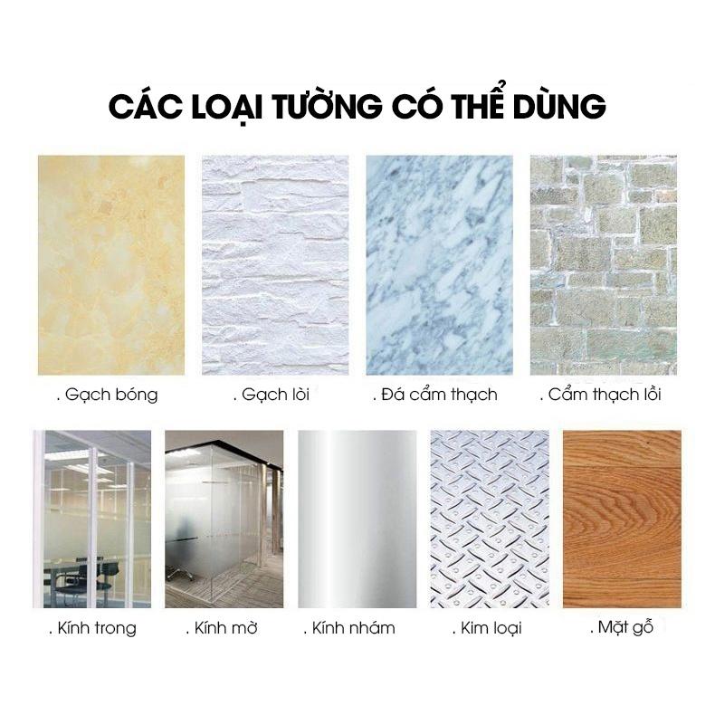 Móc dán tường nhà bếp đa năng RX17 gác nắp nồi, đồ gác nắp vung nồi, treo thớt, treo rổ rá, chất liệu INOX không rỉ 7