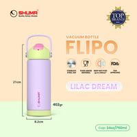 Gambar SHUMA STAINLESS STEEL 304 FLIPO Vacuum Bottle 24OZ/750ML TOP BRAND BPA FREE ANTI TUMPAH ANTI BOCOR LUCU DOUBLE WALL - LILAC DREAM dari SHUMA INDONESIA_NEW Kota Administrasi Jakarta Utara 3 Tokopedia