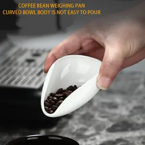 One Two Cups Coffee Dosing Tray Mangkok Takar Biji Kopi Keramik - OX40