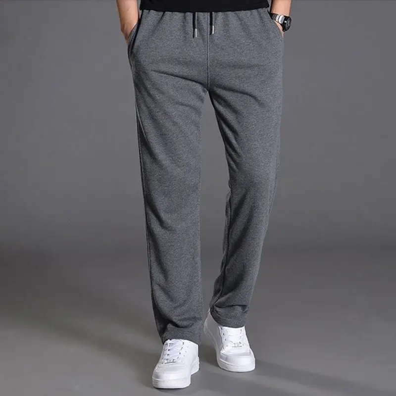 Celana Training Pria / Wanita Dewasa Panjang Unisex Kain Cepat Kering Pants Dingin Sweatpants Trening Training Jogging 6