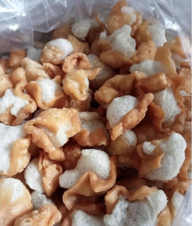 COD Siomay kering Mini Renyah Gurih /Kerikil /Bustik Toping Baso 2