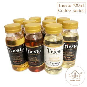 100mL Trieste Coffee Series Syrup - Sirup Trieste Caramel Vanila Hazel