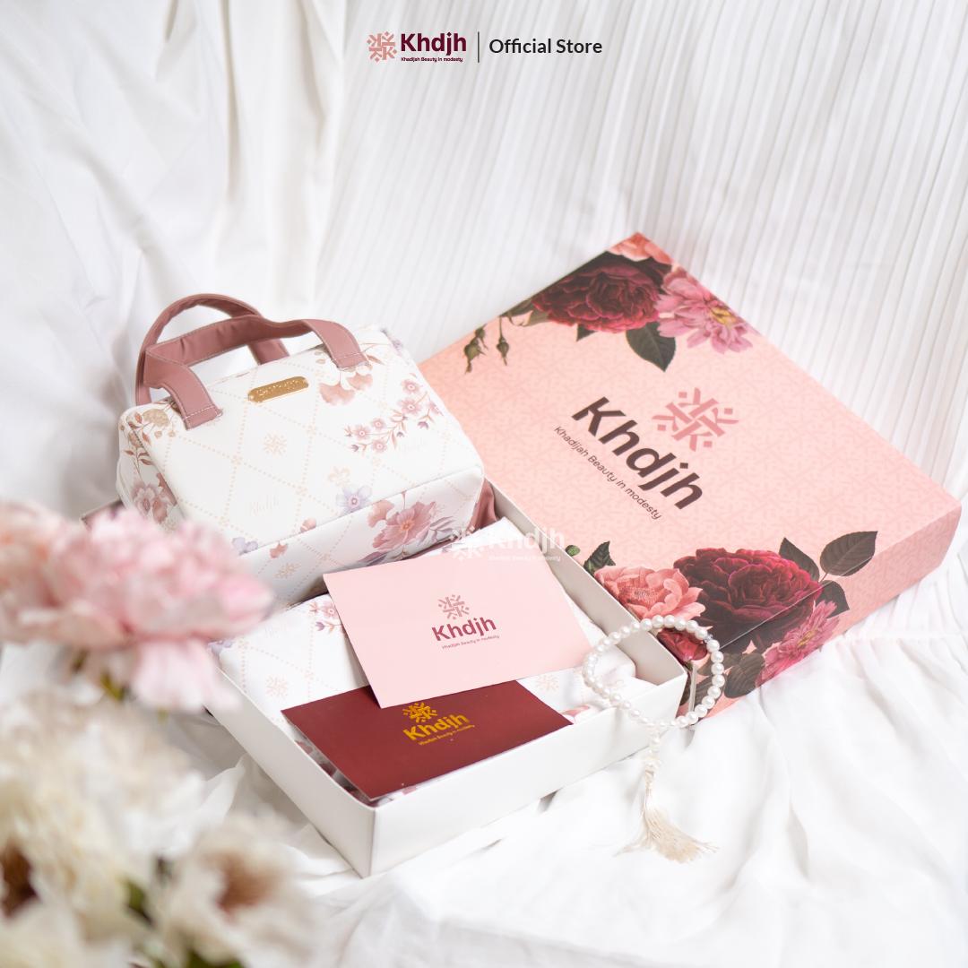 KhadijahLabel HAMPERS Mukena Set Dewasa Jumbo Daily Cloudmist Spesial Gift