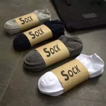 Paket 3 Pasang, Kaos kaki Pendek Semata kaki Polos Pria Wanita Dewasa Bahan Katun Lembut Nyaman