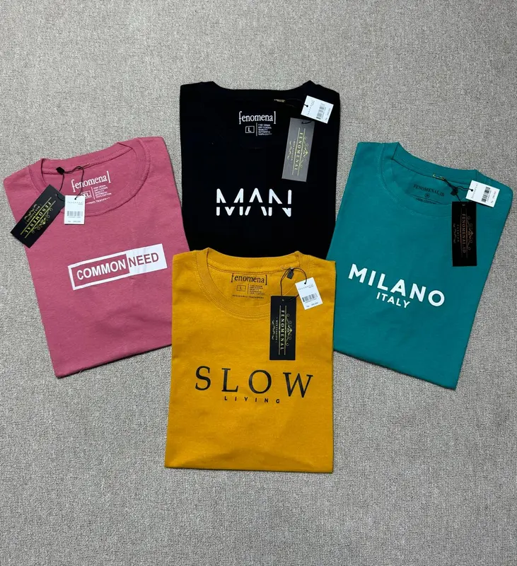 PAKET 3PCS KAOS DISTRO MOTIF SIMPEL BAHAN KATUN COMBED 28S 6