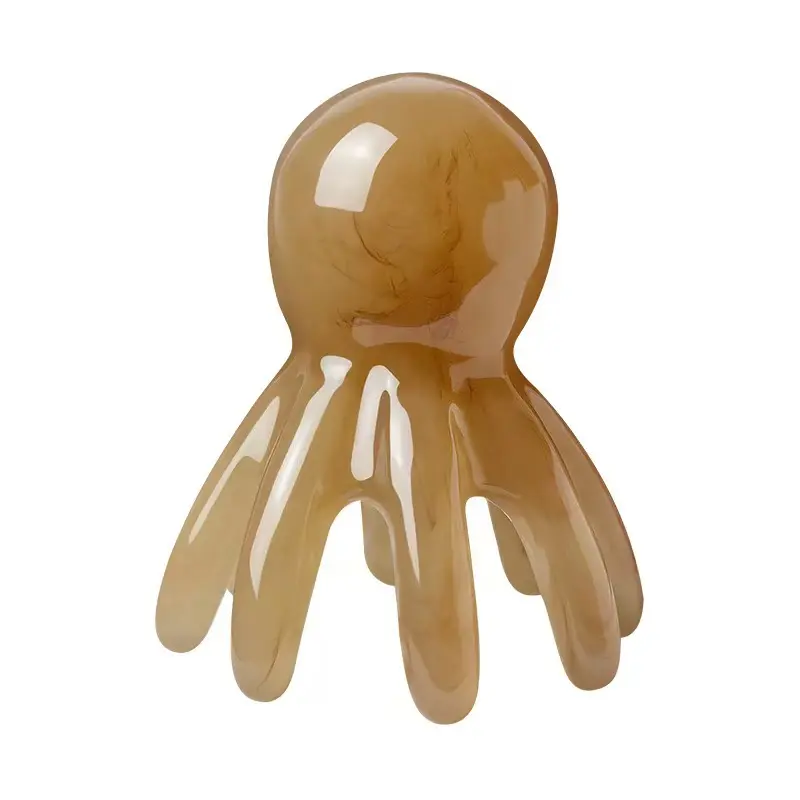 Octopus massage hair meridian massager scalp acupoint head treatment comb Octopus portable