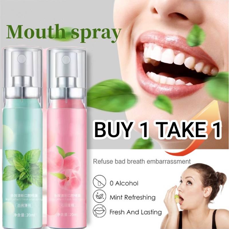 Product Introduction of [BUY 1 TAKE 1] 2Pcs Halitosis Mouth Spray For Bad Breath Fresh Long-Lasting Freshener Mouthwash For Bad Breath 20ml 13