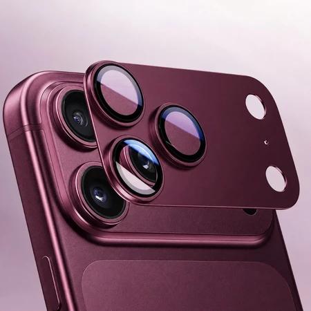 Miếng dán bảo vệ camera kim loại nguyên khối phù hợp với kính iPhone 18 Pro Max, iPhone 18 Pro,AR tăng độ trong, HD, phù hợp với iPhone 17 Pro Max,iPhone 17 Pro,iPhone Duo