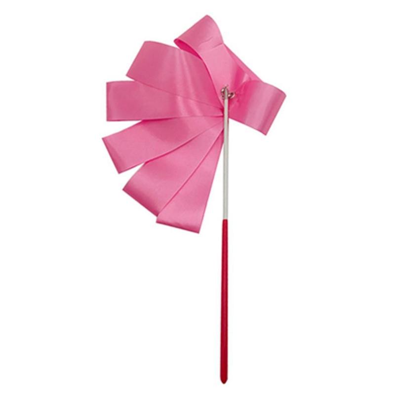 Product Introduction of 2M 4M Colorful Dance Ribbon Gym Rhythmic Art Gymnastic Streamer Gymrama Ribbo Stick Rod X3Z0 24