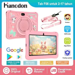 Hancdon Tablet PC Tablet Anak F06 Android 12GB+512GB 7.1 inci FHD+ Eye Comfort Display Wifi 5G Dual SIM Dual Standby Tablet