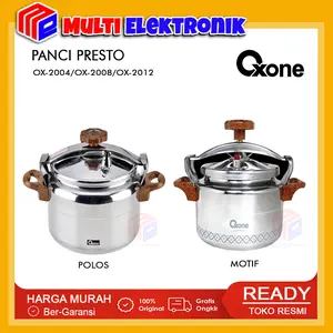 Panci Presto / Pressure Cooker Oxone Alumunium Cocok Untuk Semua Jenis Kompor