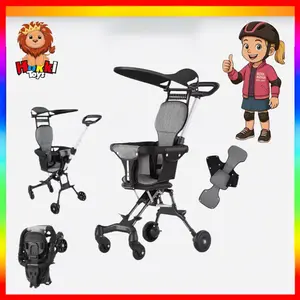 Stroller Magic Baby Multifungsi Lipat Travelling Stroller Anak Kereta Dorong Bayi 2 Arah Cabin Size roda empat