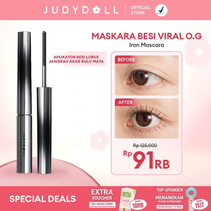 【ready stock】Judydoll Iron Mascara Besi O.G - Maskara Besi Waterproof ...