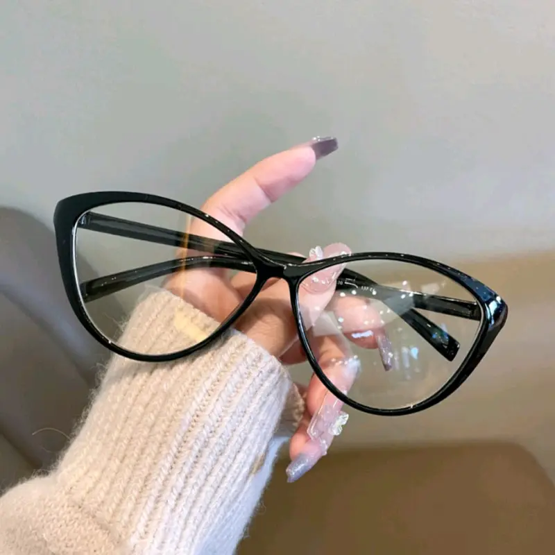 Kacamata wanita Trend Terbaru Cat eye   Eyewear Frame Lensa 0