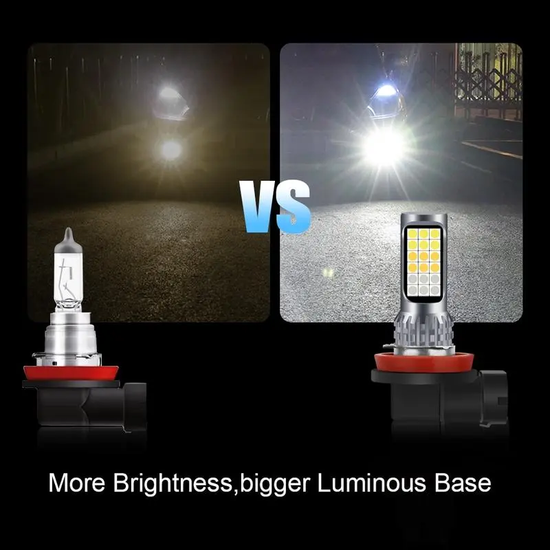 Lampu kabut LED 3 warna H8 H11 H16 AVANZA XENIA CALYA SIGRA AGYA AYLA ERTIGA JAZZ BRIO ROCKY RAIZE YARIS CATATAN MOBIL!! Item ini adalah potongan 3 warna, Anda perlu membeli 2 buah, silakan pilih 2 buah Car 5