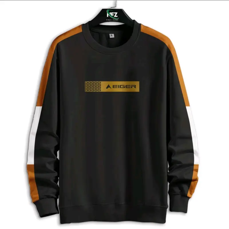 sweater pria wanita jumbo size sampai 7XL Fleece Crewneck Hoodie Nyaman Tebal Distro Sablon Zipper Panjang 2